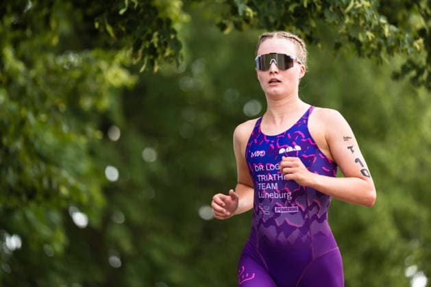 1 Triathlon Bundesliga Kraichgau Julia Broˆcker GER, Dr Loges Triathlon Team LuÌˆneburg Ubstadt Weiher Germany Copyright: xMarcelxHilgerx