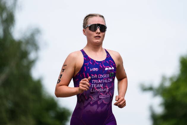 1 Triathlon Bundesliga Kraichgau Julia Broˆcker GER, Dr Loges Triathlon Team LuÌˆneburg Ubstadt Weiher Germany Copyright: xMarcelxHilgerx