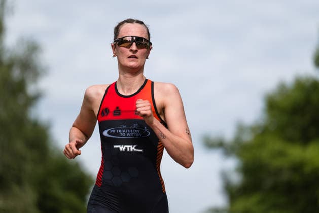 1 Triathlon Bundesliga Kraichgau Anabel Knoll GER, PV Triathlon TG Witten Ubstadt Weiher Germany Copyright: xMarcelxHilgerx