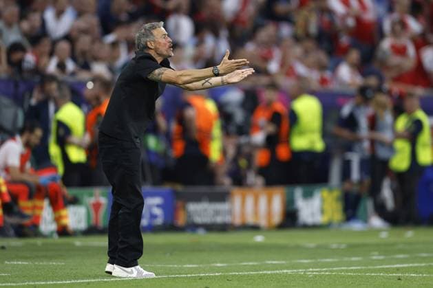 BUDAPEST - Paris Saint-Germain manager Luis Enrique during the UEFA Champions League final between Paris Saint-Germain and Arsenal FC at the Puskas Arena on 30 May 2026, Budapest, Hungary. MAURICE VAN STEEN ANP UEFA Champions League Final 2026 2025-2026 xVIxANPxSportx xMauricexvanxSteenxIVx 559692152 originalFilename: 559692152