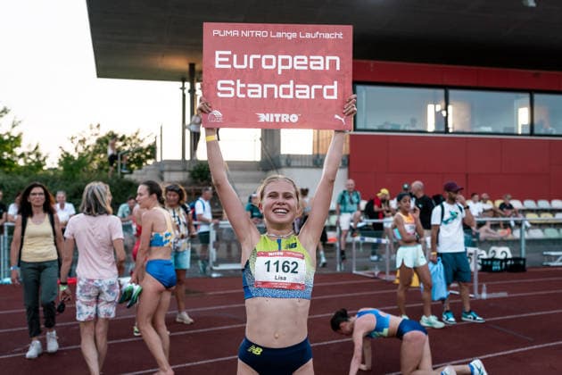 Merkel Lisa 1162, LAV Stadtwerke Tuebingen, 5000m Women , GER, Leichtathletik, Athletics, Lange Laufnacht, Karlsruhe, 30 05 2026, GER, Leichtathletik, Athletics, Lange Laufnacht, Karlsruhe, 30 05 2026 Karlsruhe Copyright: xStefanxMayerx EP_SMR