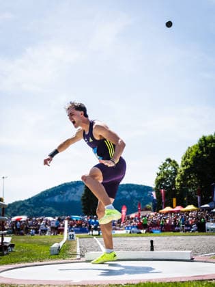 51 Hypomeeting, Goetzis AT , 30 05 2026 GOETZIS, SWITZERLAND MAY 30 Andrin HUBER of Switzerland competes in the shot put of the mens decathlon at the 51 Hypomeeting, Goetzis AT on May 30, 2026 in Goetzis, Switzerland Copyright: xBEAUTIFULxSPORTS UlfxSchillerx