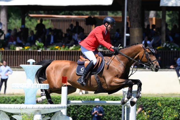 EQUITATION - International Equitation - Piazza di Siena - 93rd CSIO of Rome 2026 Photo by IPA ABACAPRESS.COM85190232 - Piergiorgio Bucci (ITA) competes in prix n.7 LORO PIANA Trophy during the CSIO of Rome Piazza di Siena 2026 at Villa Borghese in Rome, Italy on May 30, 2026 (Photo by Fabrizio Corradetti LiveMedia) Rome Italy  Copyright: xIPAxSport ABACAx