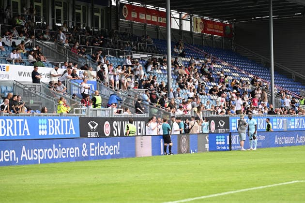 30 05 2026, xsvx, Football Langholz Cup 2026, v l spectators in the stands Wiesbaden