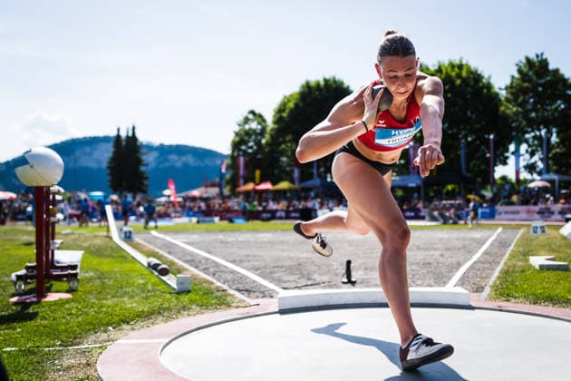 51 Hypomeeting, Goetzis AT , 30 05 2026 GOETZIS, SWITZERLAND MAY 30 Liana TRUEMPI of Switzerland competes in the shot put of the womens heptathlon at the 51 Hypomeeting, Goetzis AT on May 30, 2026 in Goetzis, Switzerland Copyright: xBEAUTIFULxSPORTS UlfxSchillerx