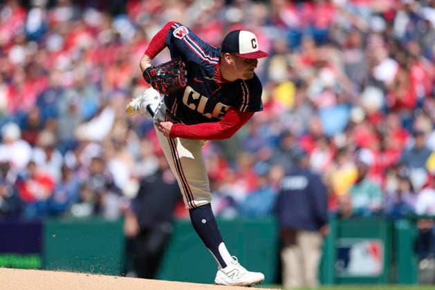 May 30, 2026: Cleveland Guardians pitcher Parker Messick (77) throws a pitch during the first inning of the Major League Baseball game between the Boston Red Sox and Cleveland Guardians at Progressive Field in Cleveland, Ohio. CSM Cleveland United States of America - ZUMAc04_ 20260530_zma_c04_015 Copyright: xBrianxFisherx