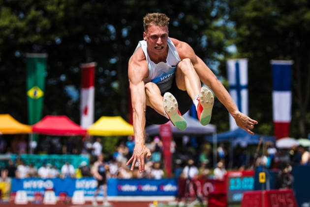 51 Hypomeeting, Goetzis AT , 30 05 2026 GOETZIS, SWITZERLAND MAY 30 Sven ROOSEN of the Netherlands competes in the long jump of the mens decathlon at the 51 Hypomeeting, Goetzis AT on May 30, 2026 in Goetzis, Switzerland Copyright: xBEAUTIFULxSPORTS UlfxSchillerx