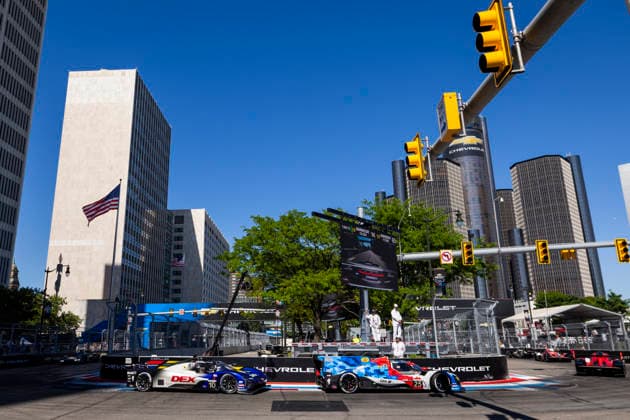AUTO - IMSA - DETROIT SPORTS CAR CLASSIC 2026 25 ENG Philipp (aut), WITTMANN Marco (deu), BMW M Team WRT, BMW M Hybrid V8, action during the Chevrolet Detroit Sports Car Classic, 5th round of the 2026 2026 IMSA SportsCar Championship, on the Streets of Detroit, from May 29 to 31, 2026 in Detroit, Michigan, United States of America - DetroitUnited States  Copyright: xJULIENxDELFOSSEx