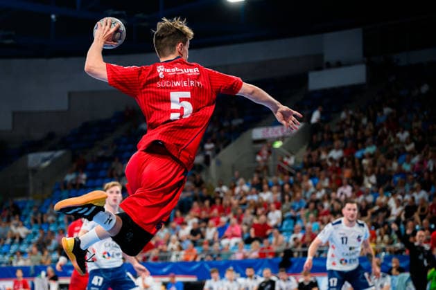 Bietigheim HBL 25 26 SG BBM Bietigheim VfL Potsdam Nico Bacani Bietigheim Bietigheim Bissingen Egetrans Arena Baden Württemberg Germany