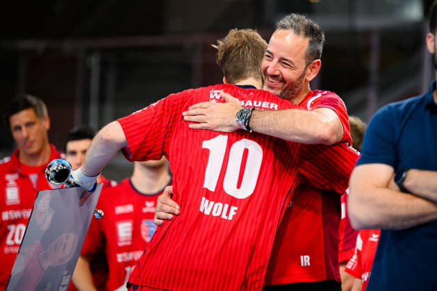 Bietigheim HBL 25 26 SG BBM Bietigheim VfL Potsdam Tom Wolf Bietigheim , Coach Iker Romero Bietigheim Bietigheim Bissingen Egetrans Arena Baden Württemberg Germany