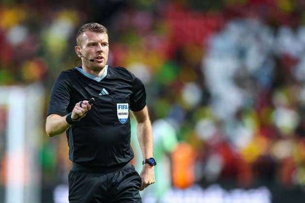 Jamaica v Nigeria, Unity Cup London 2026, Cup Final Referee, Samuel Barrott during the Unity Cup London 2026 Final match between Jamaica and Nigeria at The Valley, London, UK on 30 May 2026. London The Valley Greater London UK Editorial use only , Copyright: xToyinxOshodix PSI-24348-0083