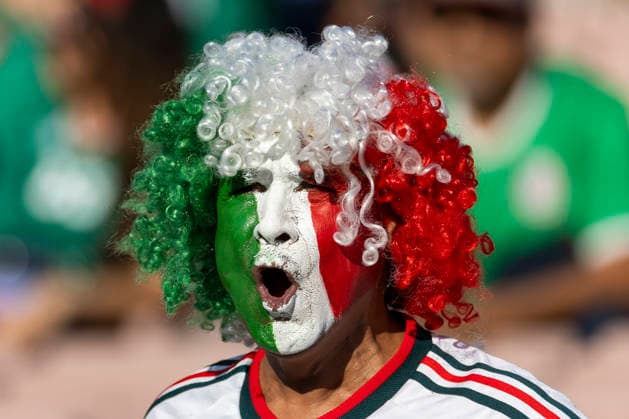 May 30, 2026, Pasadena, California, USA: A soccer fan is seen before a MexTour Sendoff Match between Mexico and Australia at Rose Bowl on Saturday Pasadena. Soccer 2026: MexTour Sendoff Match: Mexico Vs Australia  - ZUMAc68_ 20260530_zaf_c68_003 Copyright: xRingoxChiux