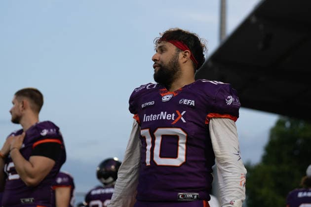 30 05 2026, xhfmx, American Football EFA European Football Alliance, Frankfurt Galaxy Munich Ravens Zinedin Bendjabou Frankfurt Galaxy, 10 DFL DFB REGULATIONS PROHIBIT ANY USE OF PHOTOGRAPHS as IMAGE SEQUENCES and or QUASI VIDEO Frankfurt am Main