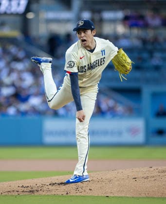 May 30, 2026, Los Angeles, California, USA: Los Angeles Dodgers starting pitcher Roki Sasaki throws to the plate during the game against the Philadelphia Phillies, Saturday, May 30, 2026, in Los Angeles. . Los Angeles USA - ZUMAa60_ 0857952074st Copyright: xArmandoxArorizox