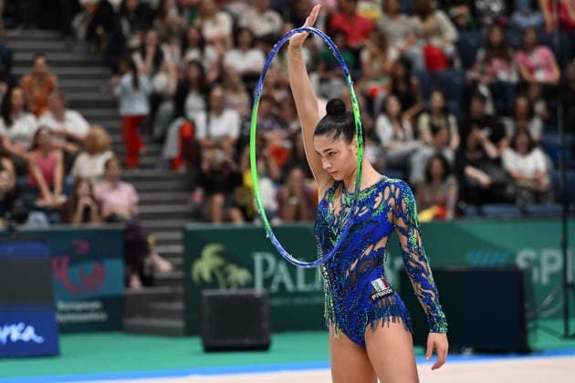 IPA85207228 - RAFFAELI Sofia (ITA) during European Championships in Rhythmic gymnastics, Rhythmische Sportgymnastik, RSG Gymnastics in Varna, Bulgaria, May 31 2026  Copyright: xFilippoxTomasi IPAxSportx xx 85207228