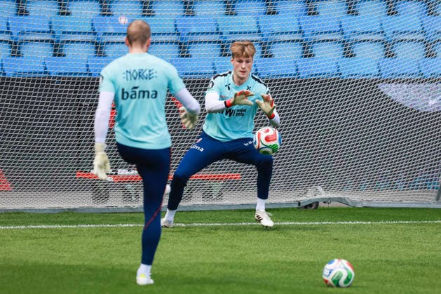 Training with the Norwegian men s national football team Oslo 20260531 Sander Tangvik during training with the Norwegian men s national football team at Ullevaal Stadium on Sunday Photo Trond Reidar Teigen NTB Oslo Norway EDITORIAL USE ONLY RESTRICTED USE FOR BETTING COMPANIES  Copyright: xTrondxReidarxTeigenx xNTBx