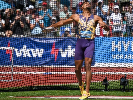 ATHLETICS - Hypomeeting Goetzis 2026 GOETZIS,AUSTRIA,31.MAY.26 - ATHLETICS - World Athletics Combined Events Tour, Hypomeeting, decathlon, discus throw. Image shows Leo Neugebauer (GER).  GEPAxpictures xOliverxLerch