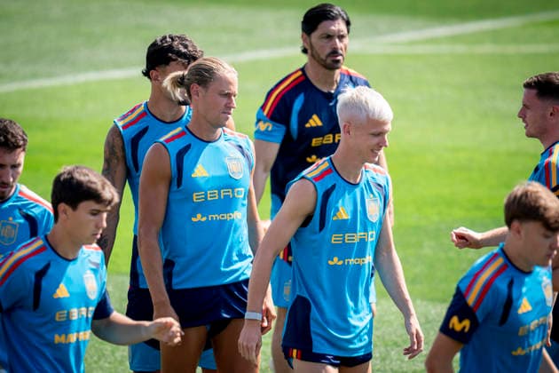 May 31, 2026, Las Rozas, Madrid, Spain: Marcos Llorente of Spain during the training session of the Spain National Football Team at the pre FIFA World Cup, WM, Weltmeisterschaft, Fussball training camp at the Football City (Ciudad del Futbol) on May 31, 2026, in Las Rozas, Spain. Spain National Football Team Training Session  - ZUMAa181 20260531_zaa_a181_082 Copyright: xAngelxPerezxMecax
