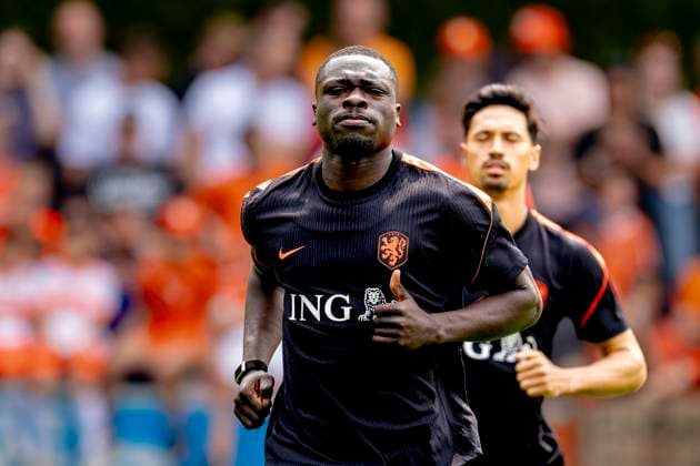 ZEIST Netherlands player Brian Brobbey during Dutch National Team training at the KNVB Campus on March 22, 2026 in Zeist, the Netherlands Photo by DeFodi Images