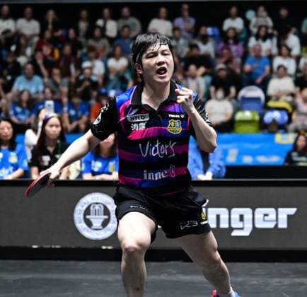 Olympic champion Fan Zhendong in the final of the TTBL Final Four in Frankfurt The Chinese Olympic champion Fan Zhendong from 1 FC Saarbrücken TT in action against Borussia Düsseldorf in the final of the TTBL Final Four in Frankfurt am Main at the Süwag Energie Arena on May 31, 2026 Frankfurt am Main Hessen Germany