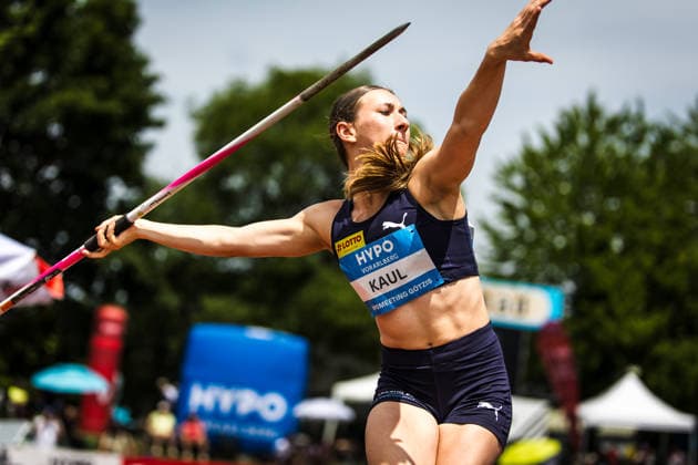 51 Hypomeeting, Goetzis AT , 31 05 2026 GOETZIS, SWITZERLAND MAY 31 Emma KAUL of Germany competes in the javelin throw of the womens heptathlon at the 51 Hypomeeting, Goetzis AT on May 31, 2026 in Goetzis, Switzerland Copyright: xBEAUTIFULxSPORTS UlfxSchillerx