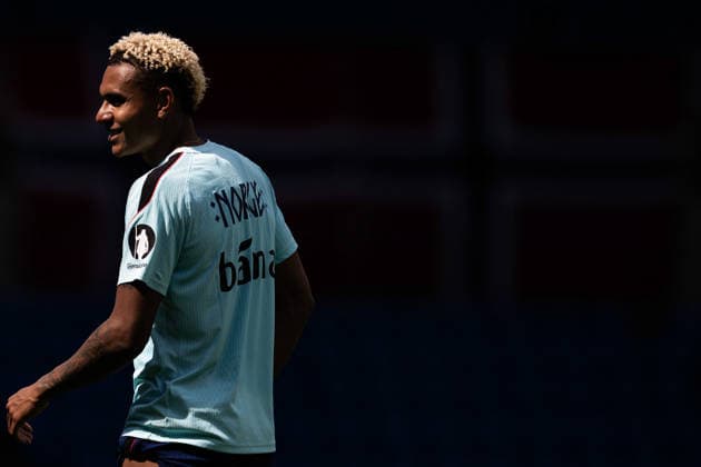 260531 Antonio Nusa of the Norwegian national football team during a training session on May 31, 2026 in Oslo Photo Vegard Grott BILDBYRAN kod VG VG0931 bbeng fotball football soccer fotboll fifa world cup vm fotball vm norge norway trening träning training practice precamp pre camp  Copyright: VEGARDxGRoTT BB260531VG019