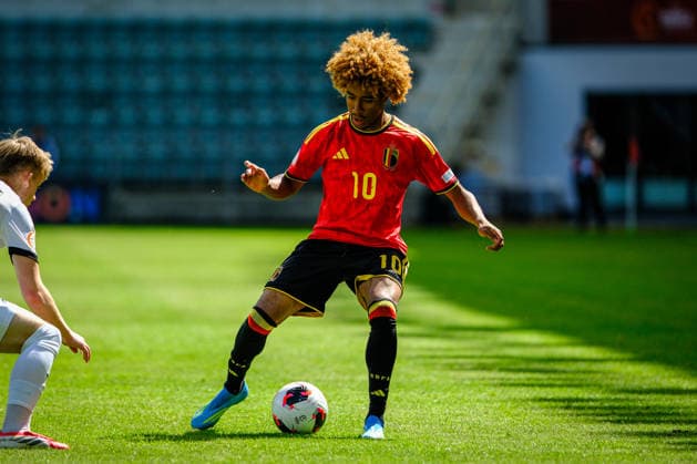 UEFA Under-17 European Championship, EM, Europameisterschaft Estonia 2026 Kana Nga in action during the UEFA Under-17 European Championship Group-A match between Belgium U-17 vs Estonia U-17 national teams, Tallinn Estonia 31.05.2026 Tallinn A Le Coq Arena Estonia Copyright: xMaurixLevandix