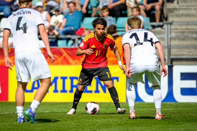 Football, U17 European Championship, Belgium - Estonia