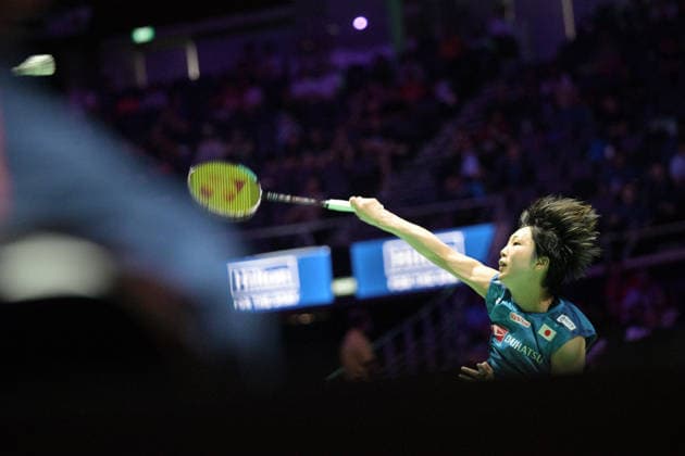 (260531) -- SINGAPORE, May 31, 2026 -- Yamaguchi Akane hits a return during the women s singles final match between An Se Young of South Korea and Yamaguchi Akane of Japan at the Singapore Badminton Open 2026 in Singapore on May 31, 2026. (Photo by Xinhua) (SP)SINGAPORE-BADMINTON-SINGAPORE OPEN-WOMEN S SINGLES-FINAL ThenxChihxWey 