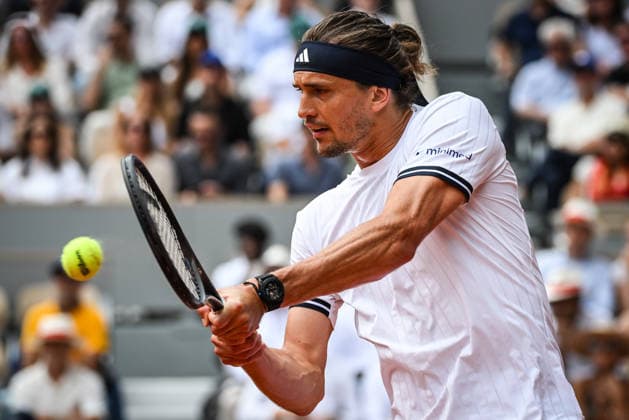 May 31, 2026, Paris, France, France: Alexander ZVEREV of Germany during the eighth day of the Roland-Garros 2026, French Open 2026, Grand Slam tennis tournament at Roland-Garros Stadium on May 31, 2026 in Paris, France. Paris France - ZUMAm308 20260531_zsp_m308_036 Copyright: xMatthieuxMirvillex