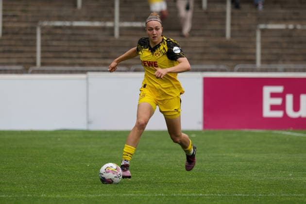 31 05 2026, xgrfx, Soccer Women Regionalliga West, Borussia Dortmund Vorwärts Spoho Köln v l Mia Sophie Böger Borussia Dortmund DFL DFB REGULATIONS PROHIBIT ANY USE OF PHOTOGRAPHS as IMAGE SEQUENCES and or QUASI VIDEO Stadion Rote Erde
