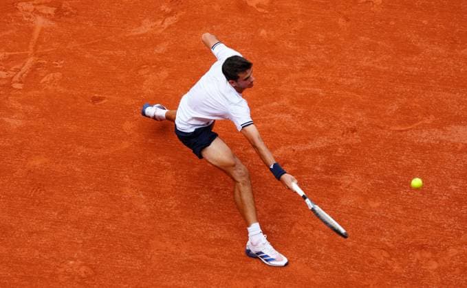 Rafael Jodar in fourth round action French Open Tennis, Day Eight, Tennis, Roland Garros, Paris, France - 31 May 2026Paris Roland Garros France EDITORIAL USE ONLY No use with unauthorised audio, video, data, fixture lists, club league logos or live services. Online in-match use limited to 120 images, no video emulation. No use in betting, games or single club league player publications.  Copyright: xJavierxGarcia Shutterstockx 16898320ay