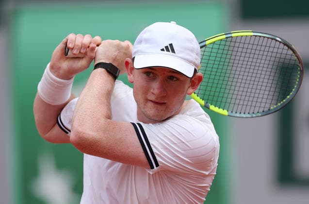 Mark Ceban of GB in action French Open Tennis, Day Eight, Tennis, Roland Garros, Paris, France - 31 May 2026Paris Roland Garros France EDITORIAL USE ONLY No use with unauthorised audio, video, data, fixture lists, club league logos or live services. Online in-match use limited to 120 images, no video emulation. No use in betting, games or single club league player publications.  Copyright: xEllaxLing Shutterstockx 16898325a