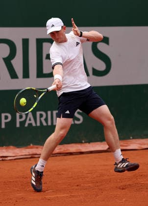 Rhys Lawler of GB in action French Open Tennis, Day Eight, Tennis, Roland Garros, Paris, France - 31 May 2026Paris Roland Garros France EDITORIAL USE ONLY No use with unauthorised audio, video, data, fixture lists, club league logos or live services. Online in-match use limited to 120 images, no video emulation. No use in betting, games or single club league player publications.  Copyright: xEllaxLing Shutterstockx 16898325n