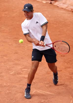 Mark Ceban of GB in action French Open Tennis, Day Eight, Tennis, Roland Garros, Paris, France - 31 May 2026Paris Roland Garros France EDITORIAL USE ONLY No use with unauthorised audio, video, data, fixture lists, club league logos or live services. Online in-match use limited to 120 images, no video emulation. No use in betting, games or single club league player publications.  Copyright: xEllaxLing Shutterstockx 16898325h