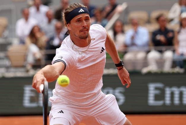 Alex Zverev of Germany in action French Open Tennis, Day Eight, Tennis, Roland Garros, Paris, France - 31 May 2026Paris Roland Garros France EDITORIAL USE ONLY No use with unauthorised audio, video, data, fixture lists, club league logos or live services. Online in-match use limited to 120 images, no video emulation. No use in betting, games or single club league player publications.  Copyright: xEllaxLing Shutterstockx 16898325ar