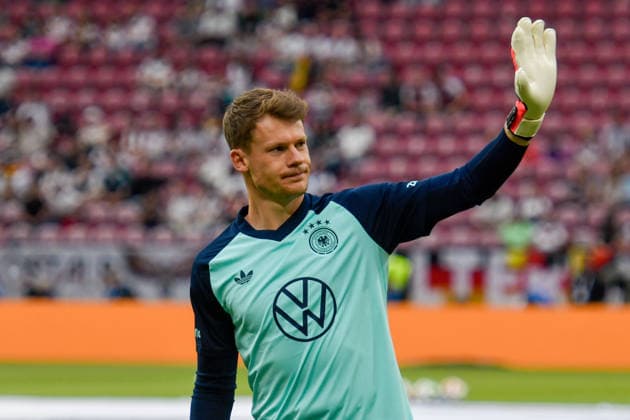 Alexander Nübel Nuebel Germany 21 gesture gestures gestures 31 05 2026 ¢ Soccer ¢ World Cup Test ¢ Germany vs Finland, MEWA Arena, Mainz, Rhineland Palatinate Germany Copyright: xpepphotox xSaschaxWeizx pep00321, pep_20260531_hm_0288