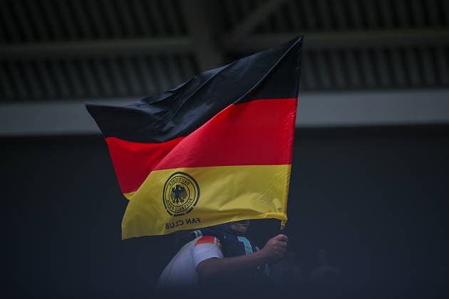 31 05 2026, Football friendly international match 3 match day, Germany Finland, in the Mewa Arena Mainz, Flag Germany,