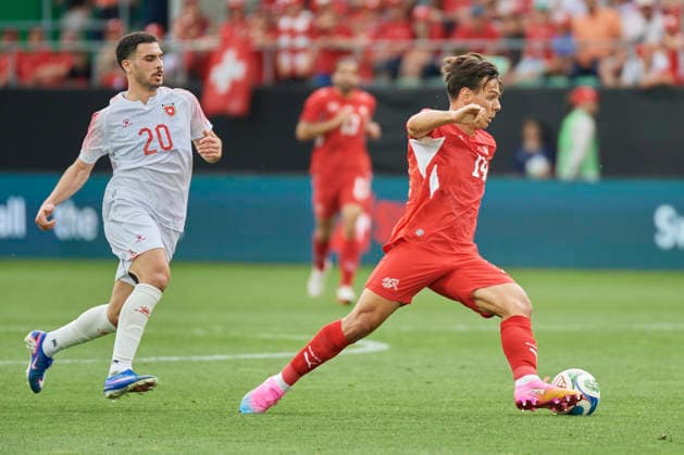 Soccer World Cup 2026 preparation match Switzerland vs. Jordan, St Gallen, Switzerland St Gallen, Switzerland 31 May 2026 Ardon Jashari at the World Cup 2026 preparation match Switzerland vs. Jordan in St Gallen