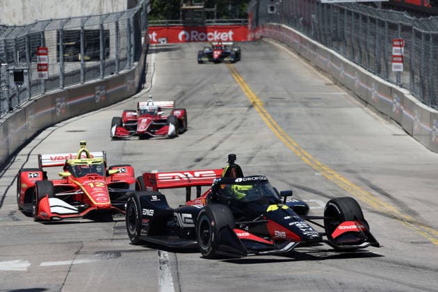 Mick Schumacher GER Honda 47 in the race, GP Detroit, Michigan, USA, 31 05 2026, Indycar Series, US Motorsport