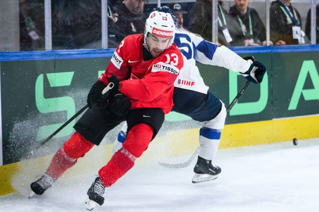 260531 Nico Hischier of Switzerland during the 2026 IIHF Ice Hockey World Championship final between Switzerland and Finland on May 31, 2026 in Zürich Photo Jesper Zerman BILDBYRAN kod JZ JZ0742 ishockey ice hockey ishockey vm 2026 vm 2026 iihf world championship final switzerland schweiz finland bbeng  Copyright: JESPERxZERMAN BB260531JZ158