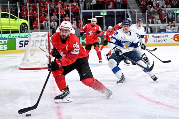 ZURICH, SWITZERLAND MAY 31 Roman Josi of Switzerland in action chased by Urho Vaakanainen of Finland during the 2026 IIHF Ice Hockey World Championship Switzerland Gold Medal game between Switzerland and Finland at Swiss Life Arena on May 31, 2026 in Zurich, Zurich Zurich Swiss Life Arena Zurich Switzerland Copyright: xJustPictures.ch AndreaxBrancax jp-en-EuSpIm-JP7_ANB_SuiFin_31052026_9154