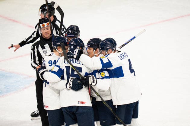 WINTER SPORTS - Ice hockey, Eishockey - IIHF World Championship, WM, Weltmeisterschaft - Gold Medal - Switzerland vs. Finland Photo by IPA ABACAPRESS.COM85222229 - team finland 1st goal during IIHF World Championship - Gold Medal - Switzerland vs Finland, Ice Hockey in Zurich, Switzerland, May 31 2026 Zurigo Switzerland  Copyright: xIPAxSport ABACAx