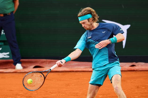 2026.05.31 Paryz Tenis French Open Roland Garros 2026 Jakub Mensik - Andrey Rublev N z Andrey Rublev Foto Pawel Andrachiewicz PressFocus 2026.05.31 Paris Tennis - French Open Roland Garros 2026 Jakub Mensik - Andrey Rublev Andrey Rublev Credit: Pawel Andrachiewicz PressFocus NEWSPIX.PL --- newspix.pl POLAND OUT! 