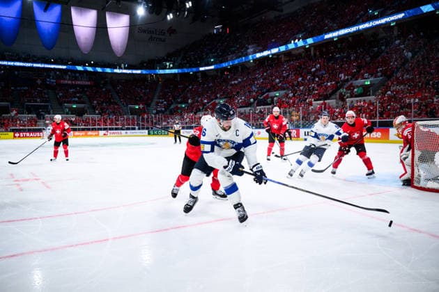 260531 Alexander Barkov of Finland during the 2026 IIHF Ice Hockey World Championship final between Switzerland and Finland on May 31, 2026 in Zürich Photo Jesper Zerman BILDBYRAN kod JZ JZ0742 ishockey ice hockey ishockey vm 2026 vm 2026 iihf world championship final switzerland schweiz finland bbeng  Copyright: JESPERxZERMAN BB260531JZ193