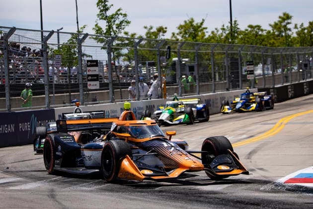 AUTO - IndyCar, Indy Car, IRL, USA - DETROIT GRAND PRIX 2026 18 GROSJEAN Romain (fra), Dale Coyne Racing, Dallara DW12 - Honda, action during the Chevrolet Detroit Grand Prix, 8th round of the 2026 NTT IndyCar Series, on the Streets of Detroit, from May 29 to 31, 2026 in Detroit, Michigan, United States of America - DetroitUnited States  Copyright: xJULIENxDELFOSSEx