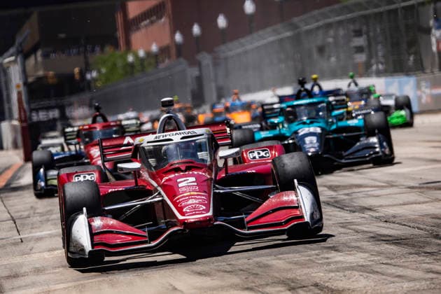 AUTO - IndyCar, Indy Car, IRL, USA - DETROIT GRAND PRIX 2026 02 NEWGARDEN Josef (usa), Team Penske, Dallara DW12 - Chevrolet, action during the Chevrolet Detroit Grand Prix, 8th round of the 2026 NTT IndyCar Series, on the Streets of Detroit, from May 29 to 31, 2026 in Detroit, Michigan, United States of America - DetroitUnited States  Copyright: xJULIENxDELFOSSEx