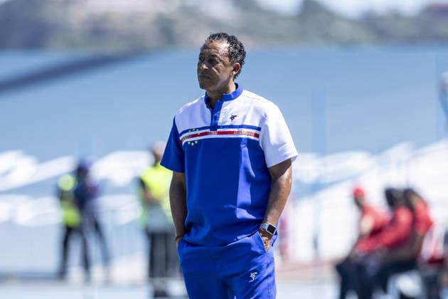 Pedro Leitao Brito Head Coach of Cabo Verde looks on during the International Friendly, Länderspiel, Nationalmannschaft match between Cabo Verde vs Serbia at Estádio do Restelo on May 31st,2026 (Photo by Joao Bravo Sports Press Photo) Copyright: xJoaoxBravo SportsxPressxPhotox Sportspressphoto_SPR158489