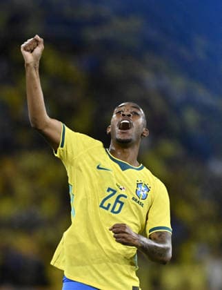 RIO DE JANEIRO, BRAZIL - MAY 31: Rayan of Brazil celebrates after scoring the team s third goal during the International Friendly, Länderspiel, Nationalmannschaft match between Brazil and Panama at Maracana Stadium on May 31, 2026 in Rio de Janeiro, Brazil (Photo by Andre Ricardo Sports Press Photo SPP) Copyright: xSportsxPressxPhotox Sportspressphoto_SPR158571
