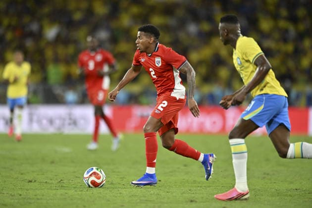 RIO DE JANEIRO, BRAZIL - MAY 31: César Blackman of Panama controls the ball during the International Friendly, Länderspiel, Nationalmannschaft match between Brazil and Panama at Maracana Stadium on May 31, 2026 in Rio de Janeiro, Brazil (Photo by Nayra Halm Sports Press Photo SPP) Copyright: xSportsxPressxPhotox Sportspressphoto_SPR158582